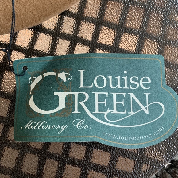 Vintage Louise Green Millinery Co. felt hat size OS